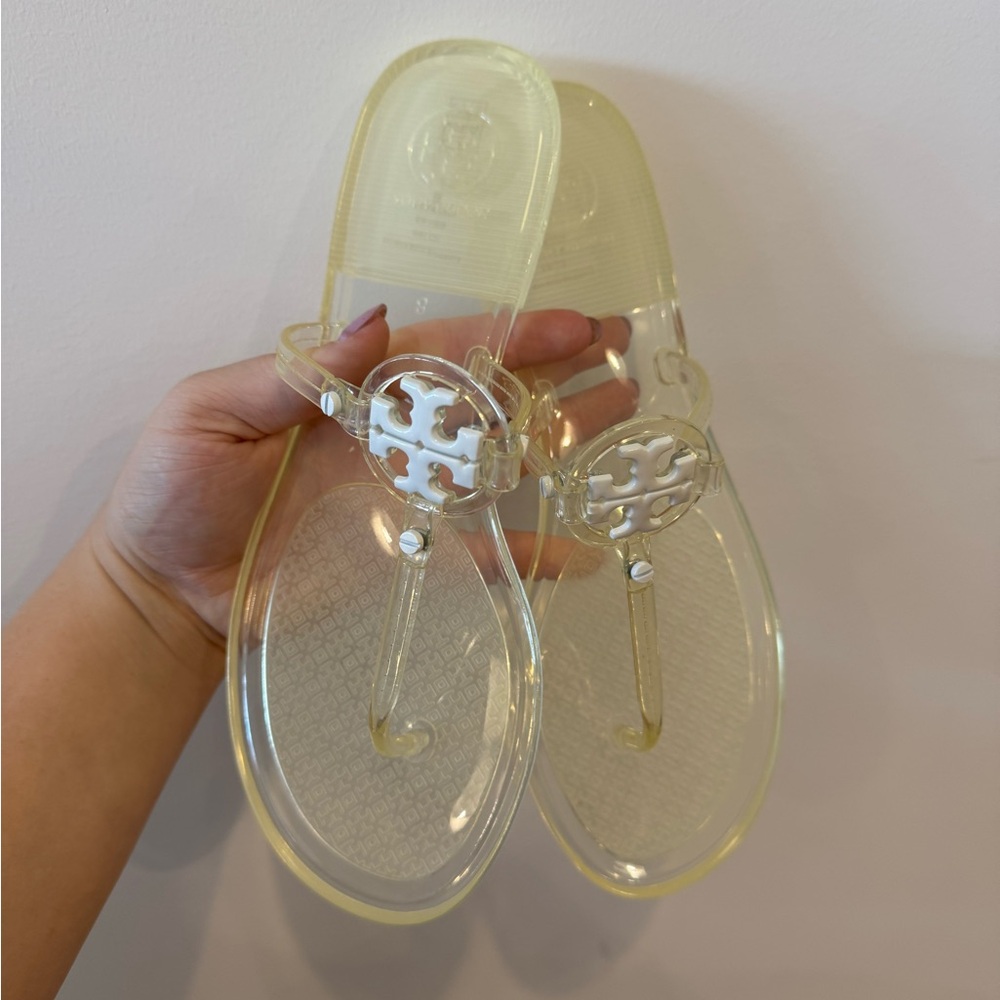 Tory Burch Women's Transparent Yellow Sandals